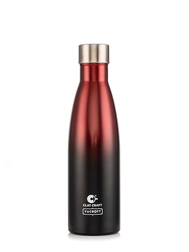 Image of Clay Craft Vacbott Gerald Dual tone Insulated Double Wall|18 Hours Hot and 24 Hours Cold Water Bottle Vacuum Insulated|Thermosteel|Flask 1000ml Bottles|BPA-Free|BIS Certified|1Year Limited Warranty