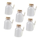 Bouteille de sous-emballage - matériaux en plastique et en bois préférés, robustes et pour une utilisation à long terme, récipient pour sels de bain