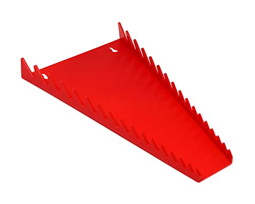 Jsp Manufacturing Red & Black 16 Tool Standard Wrench Holder Wrench Organizer 2 Pack | Storage Rack Tray Tool Holder #TOP4