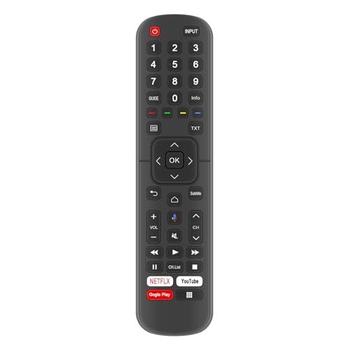 Télécommande Hisense ERF2F60G de rechange compatible Smart TV LED 32A56E et 40A56E