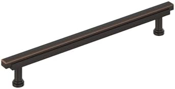 Signature Hardware 954047-O-81316 Gilderoy 8-13/16 Inch Center to Center Bar Cabinet Pull - Oil Rubbed Bronze