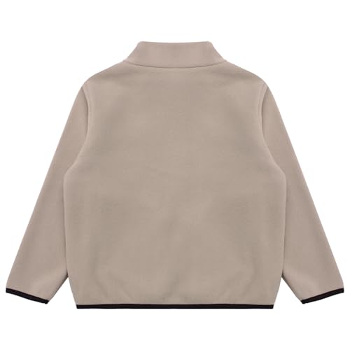 Toddler Girls Boys Polar Fleece Jacket Warm Zipper Coat Winter Outerwear with Pockets3