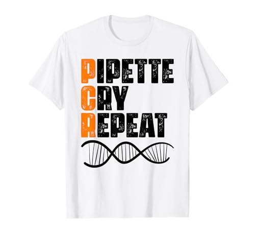 PCR Test Microbiology Genetics Research - Laboratoire de réaction en chaîne par polymérase Scientifique T-Shirt