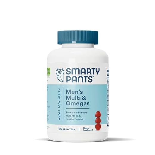 SmartyPants Multivitamin for Men, Gummies: Omega 3 Fish Oil (EPA/DHA), Methylfolate, CoQ10, Vitamin D3, C, Vitamin B12, B6, Great Stocking Stuffers, Gifts for Men, 120 Gummies (20 Day Supply)