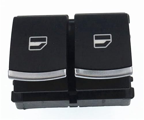 Interrupteur lève vitre bloqué ? Bouton chromé de rechange Passat B6 Golf 5 Mk6 - 5
