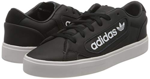 Image of adidas Sleek W, Women's Sneaker, Core Black Crystal White FTWR White, 7 UK (40 2 /3 EU)