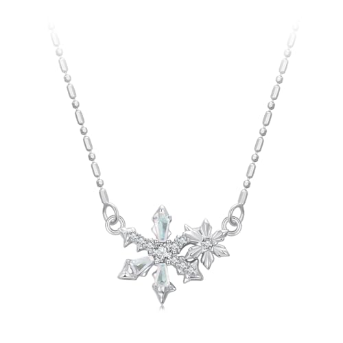 Collier arbre de Noël argent 925 et renne symbole de fêtes magiques
