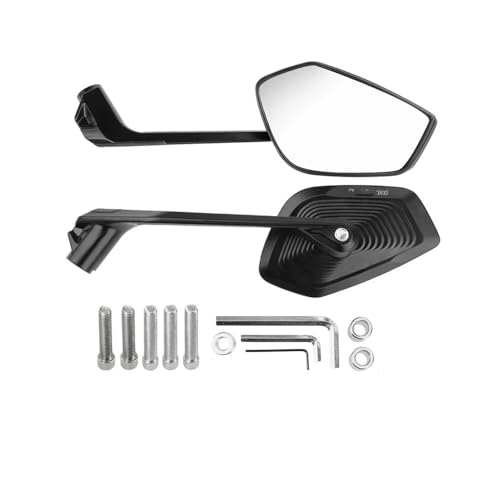 Espejo retrovisor de motocicleta con visión amplia lateral anti vibración