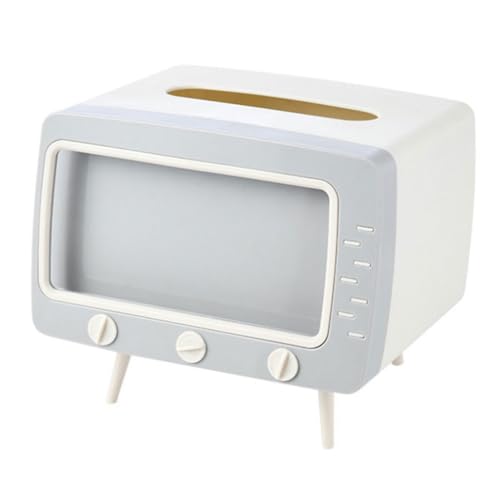 Caja de Almacenamiento de Papel higiénico de Amzlord con Soporte de teléfonos móvil