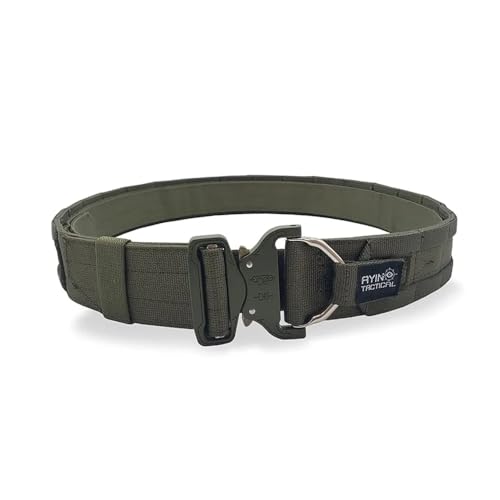 AYIN TACTICAL Quick Release Rigger MOLLE Belt - 1.5 inch Inner & 2 inch Outer Range Tactical Heavy Duty2