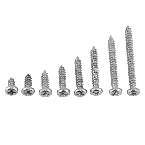 Hilitand 200 tornillos autorroscantes M3 cabeza plana Phillips miniatura 1