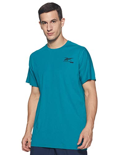 Image of Reebok Men's Solid Regular Fit T-Shirt