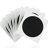 50pcs Black NFC Stickers NTAG215 NFC Tag Fully Programmable,Large Quantity NTAG 215 Round (25 mm/1...