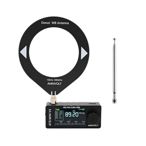 Potente altoparlante e amplificatore: altoparlante integrato da 1 W, questa radio offre una qualità del suono chiara e robusta, mentre l'amplificatore per cuffie garantisce un suono forte e nitido attraverso le cuffie