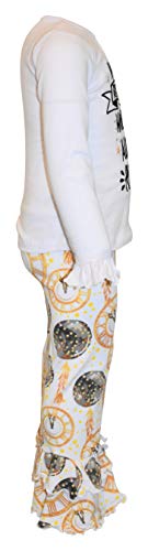 Image of Unique Baby Long Sleeve with Ruffle Leggings for Girls Kids Toddler Clothing Set Outfit