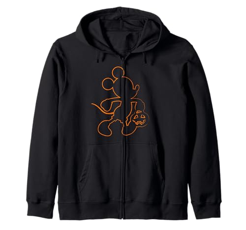 Mickey Halloween Sweat Disney zippé ample pour éviter le froid du soir