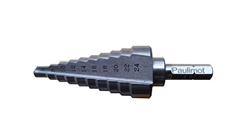 PAULIMOT Universal-Stufenbohrer 6 – 24 mm, HSS – 5% Kobalt