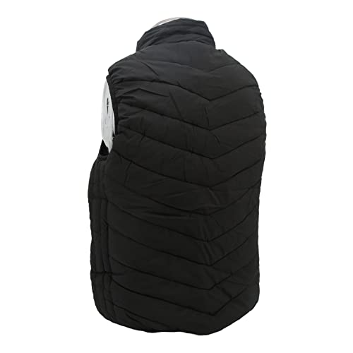 Colete aquecido, colete de aquecimento quente, leve, preto, alimentado por USB, alivia a dor muscula