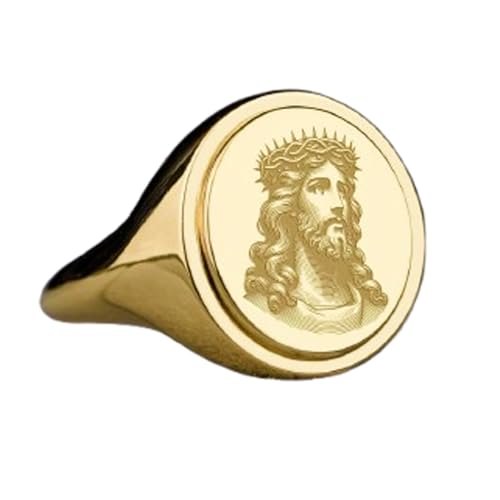 Bague Jésus argent 925 anti-ternissement pour remplacer les bijoux religieux de basse qualité