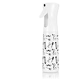 ✂️【Material premium】: la spray agua pulverizador está hecha de material PET de alta calidad, que es respetuoso con el medio ambiente, no tiene un olor peculiar y no es fácil de romper, duradero para un uso prolongado.