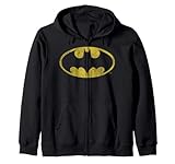 DC Comics Batman Distressed Classic Logo Zip Hoodie