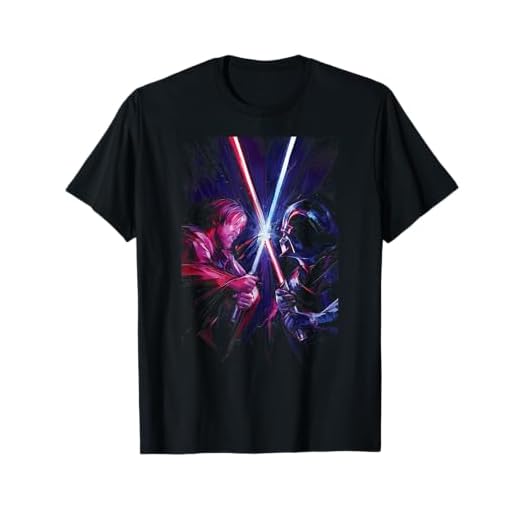 Star Wars: Obi-Wan Kenobi VS Darth Vader Lightsaber Face Off Camiseta