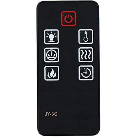 YING RAY Replacement for Ghp Pleasant Hearth Della Muskoka Electric Electric Fireplace Remote Control JY-3G Cover