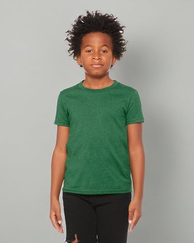 Youth Heather CVC Tee by BELLA + CANVAS4