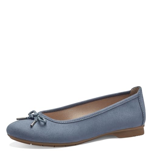 Jana Women's Ballerina, Denim, 8.5 Wide
