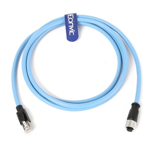 Cable Industrial Ethernet M12 4 Pin a RJ45 Cat6 50 cm miniatura 3