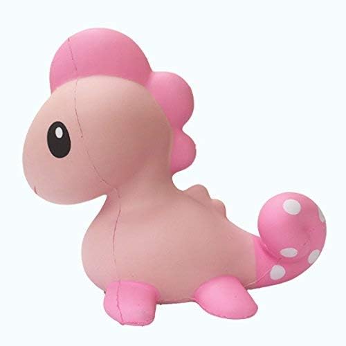 Miniatura 1 de Cutie Saurus - Juguete esponjoso de dinosaurio de levantamiento lento (burbuja rosa, aroma a fresa, 5.6 pulgadas) Squishies Kawaii para recuerdos de