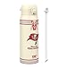 Price comparison product image NFL Tampa Bay Buccaneers Sports Thermal Water Bottle with Removable Straw, 750ml/24oz, Leak Proof Insulated Drinking Bottle, Easy to Open, Secure Lock, Dishwasher Safe, Flip Cover, Metal Water Bottle