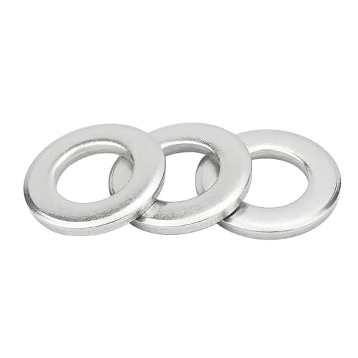 Junter M3 200pcs A2 Stainless Steel Normal Flat Washer DIN125