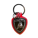 Porte-clés de voiture pour Lamborghini, clés de la voiture durable adulte de la voiture de carleacteurs de carleacteurs pour hommes et femmes, rouge