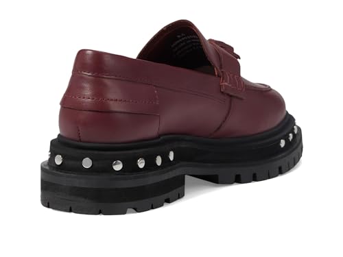 Image of Free People Teagan Tassel Loafers for Women - Sleek Leather Upper - Lugged Platform Sole - Synthetic Outsole