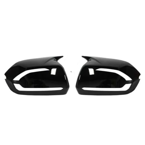 Couvercle rétroviseur carbone noir pour Hyundai Palisade 2019-2025 protection extérieure