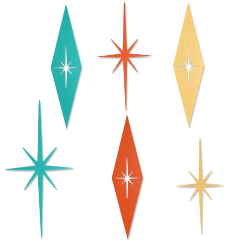 Otoolling Starburst Metal Wall Art Set