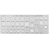 3pcs Universal BGA Reballing Stencils Kit For MTK For For Tools Box Storage With Wheels Large