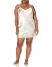 Cinema Etoile Women's Plus-Size Satin Spaghetti Strap Chemise Slip