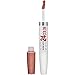 Maybelline SuperStay 24 2-Step Liquid Lipstick Makeup, More & More Mocha, 1 kit