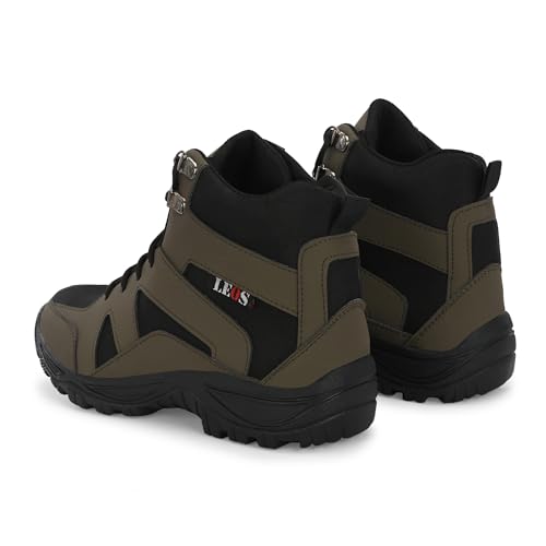 Image of Leo Men's Waterproof Non-Slip Lightweight Outdoor Mid Top Ankle Boots For Men Boots For Men