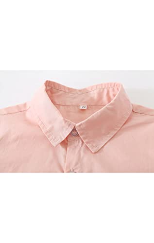 Baby Boys' 4 Piece Elegant Gentleman Set with Pink Shirt,Bowtie,Plaid Vest and Plaid Pant3