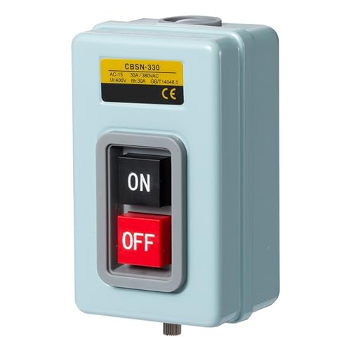 Commande de moteur démarrage arrêt triphasé 3.7KW interrupteur BS216B robuste - 4