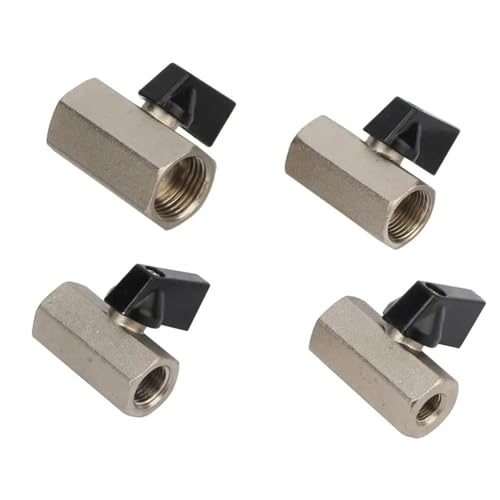 Válvula de cierre mini en latón macizo 1/8 con interruptor interno de alta precisión 2