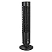 GARNECK Ventilador de Torre Pequeño Ventilador de Escritorio Portátil Ventilador de Refrigeración Ventilador de Pie para Mesita de Noche Oficina en Casa Mesa Negra