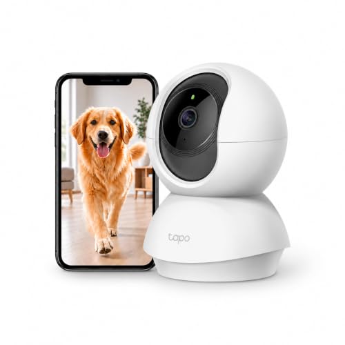 Tapo Caméra d'intérieur panoramique 2K pour animal domestique