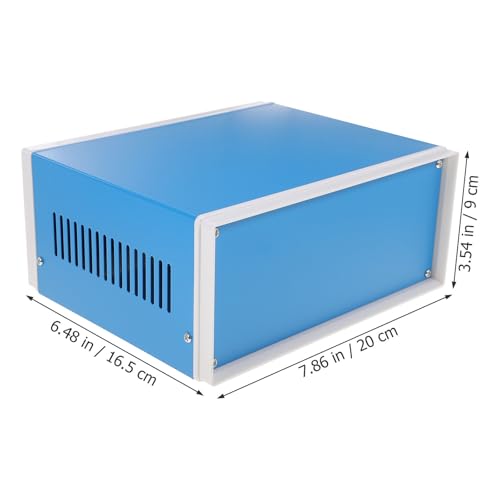 Caja de metal para proyectos electrónicos de diseño metálico resistente y funcional 2