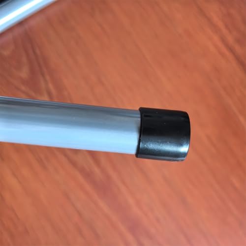 Gettimore 2pcs 1.6m/2m Telescopic Tarp Poles Awning Sun Shade Sail Pole for beach Canopy