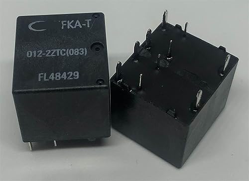 Relais HFKA-T 012-2ZTC(083) 10 broches KA-2C-12V-25A pour circuit imprimé automobile