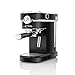 ETA Espressomaschine im Retro Design STORIO - Wassertank 750ml, Pumpendruck bis-zu 20 Bar, Schwarz